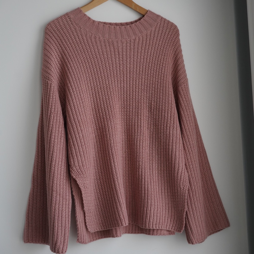 Missguided Bell Sleeve Sweater